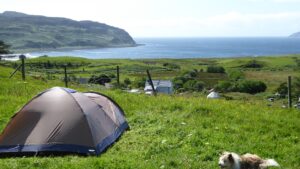 View of Laig point from campsite